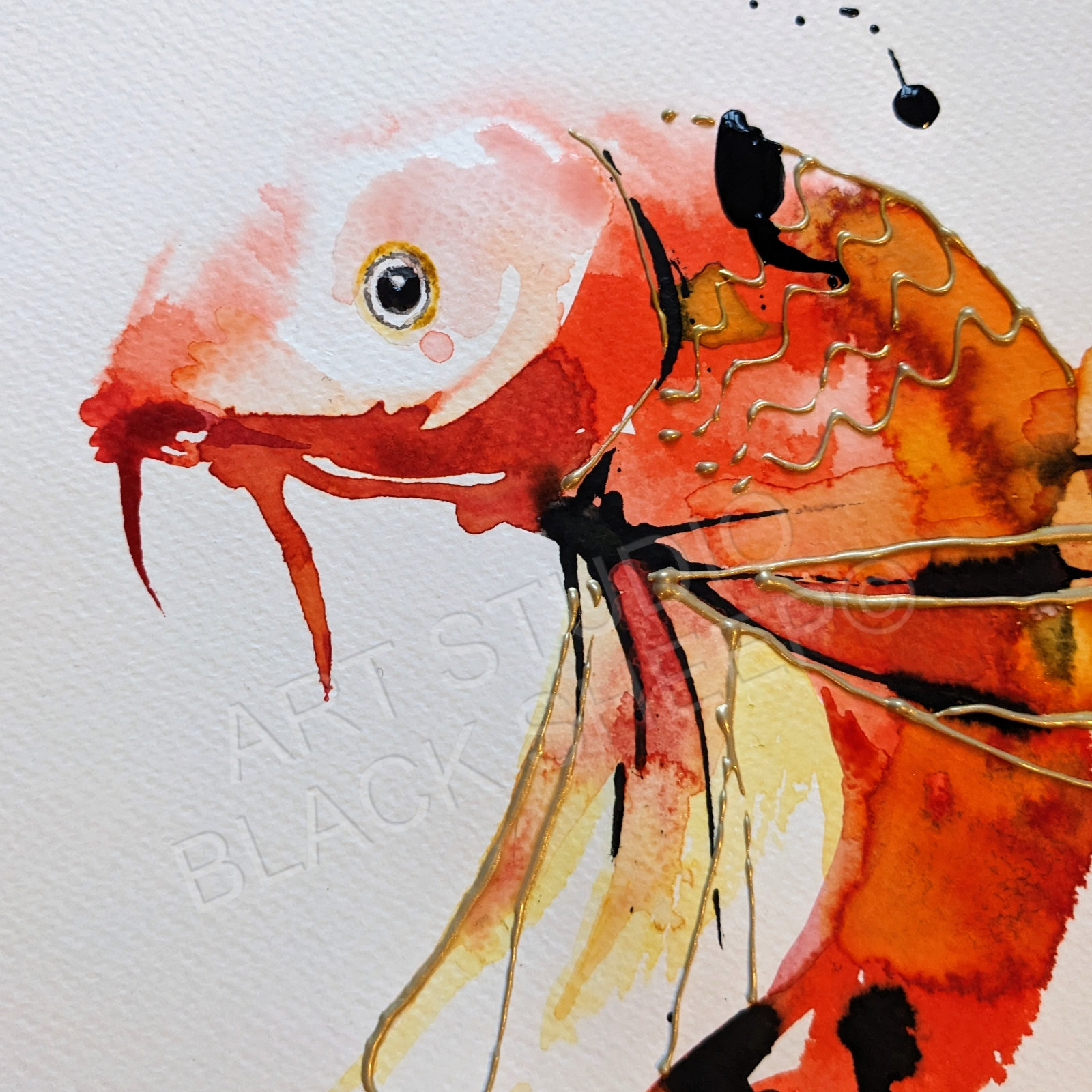 Fish Red Gold